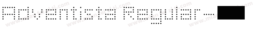 Adventista Regular字体转换